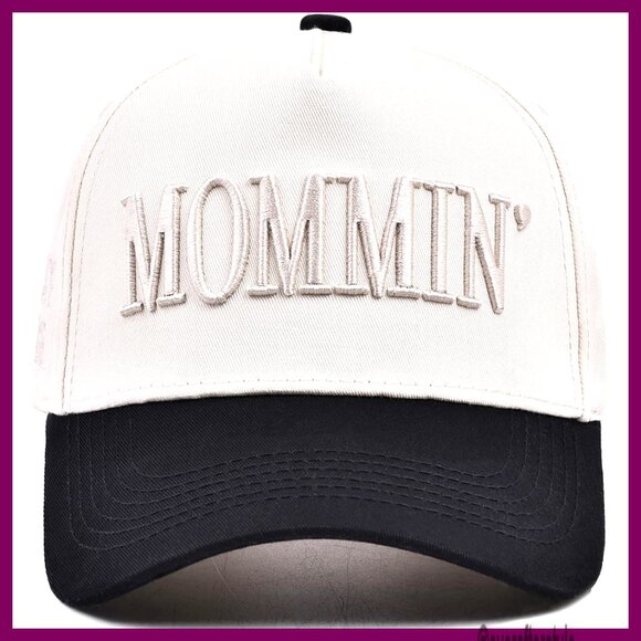 Accessories - Adjustable Snapback Baseball Cap with Ponytail Opening, Lightweight Embroidered